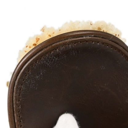 Christian Dior Brown Mouton Saddle Handbag