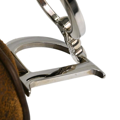 Christian Dior Brown Mouton Saddle Handbag
