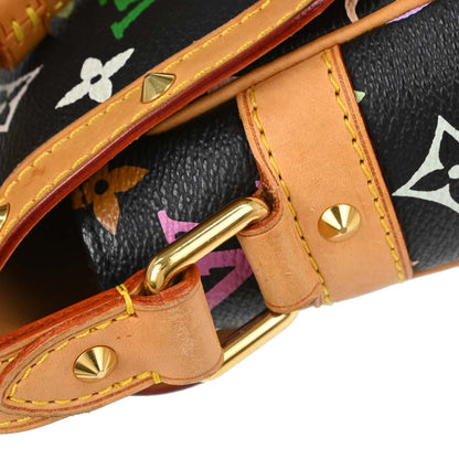 Louis Vuitton Black Monogram Multicolor Sologne Shoulder M92639