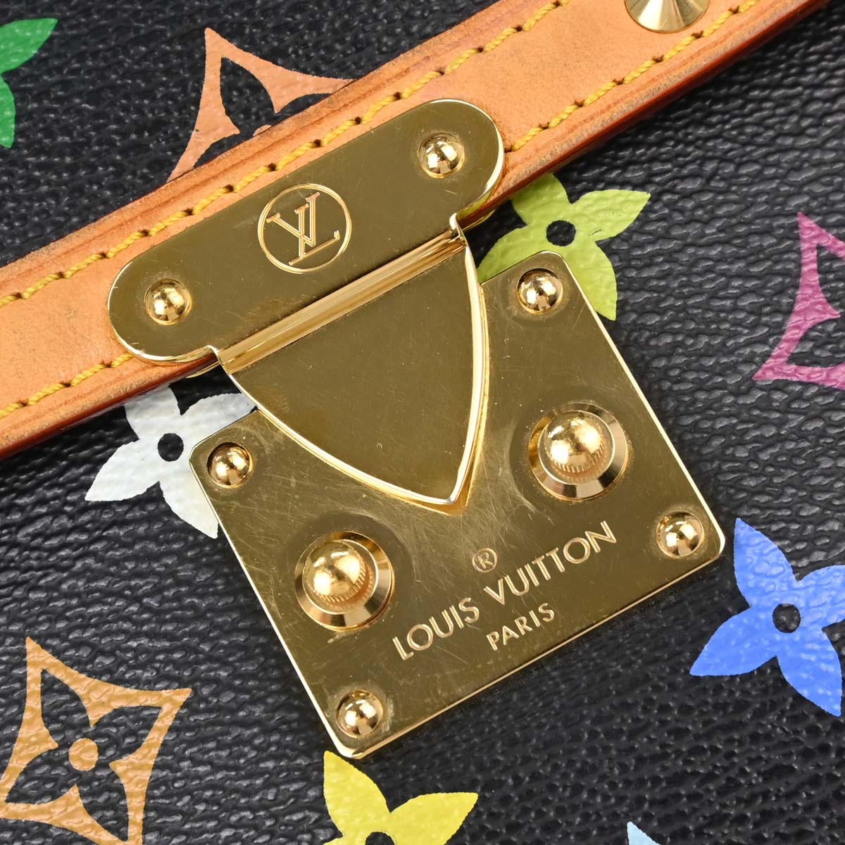 Louis Vuitton Black Monogram Multicolor Sologne Shoulder M92639