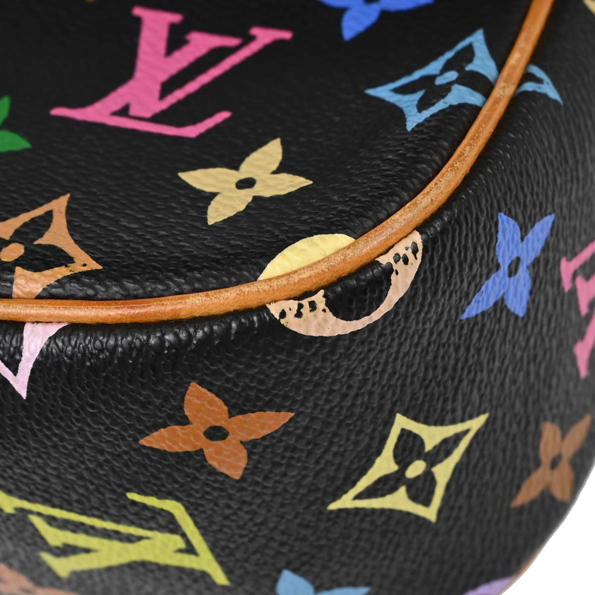 Louis Vuitton Black Monogram Multicolor Sologne Shoulder M92639