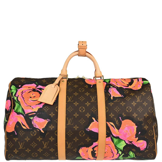 Louis Vuitton Monogram Rose Keepall 50 Duffle Handbag M48605