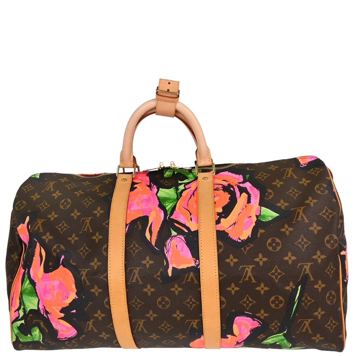 Louis Vuitton Monogram Rose Keepall 50 Duffle Handbag M48605