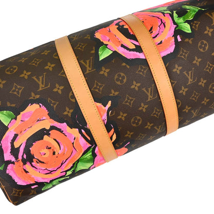 Louis Vuitton Monogram Rose Keepall 50 Duffle Handbag M48605