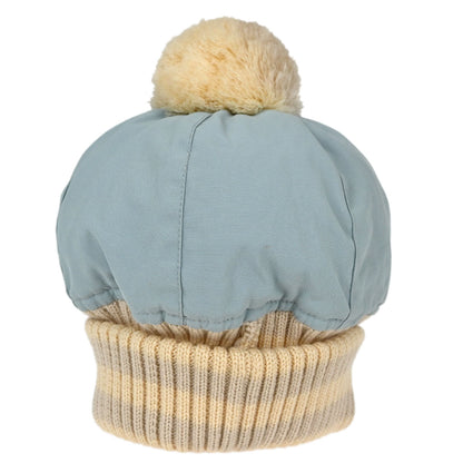 Chanel Light Blue Sport Line Knit Cap #S Small Good