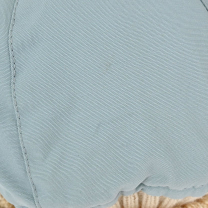 Chanel Light Blue Sport Line Knit Cap #S Small Good