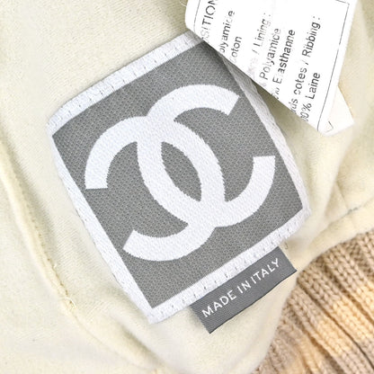 Chanel Light Blue Sport Line Knit Cap #S Small Good