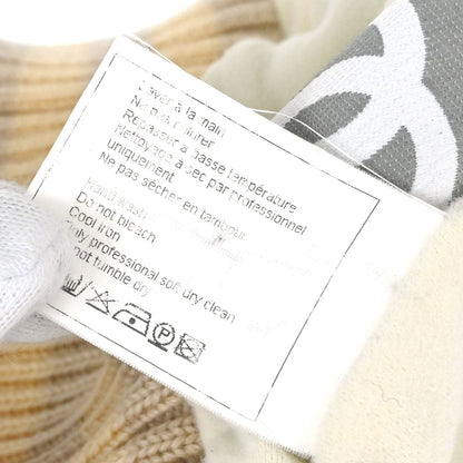 Chanel Light Blue Sport Line Knit Cap #S Small Good
