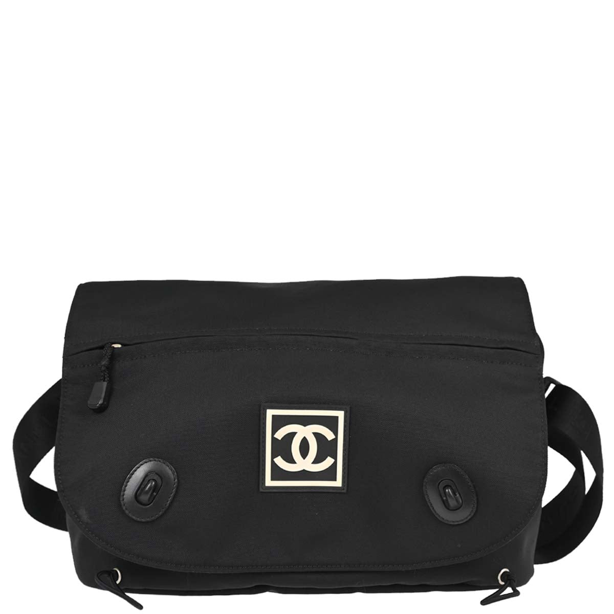 Chanel Black Nylon Sport Line Bum Bag