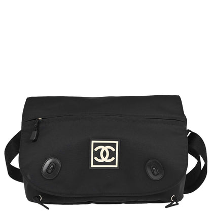 Chanel Black Nylon Sport Line Bum Bag