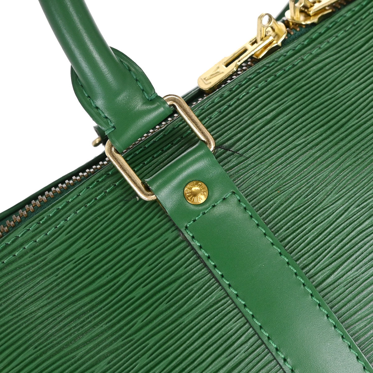 Louis Vuitton Green Epi Keepall 50 Travel Handbag M42964