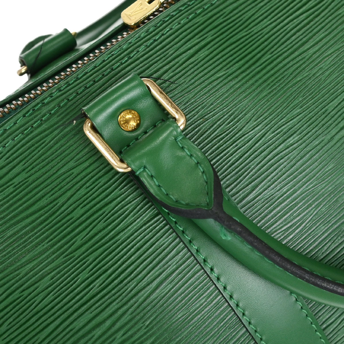 Louis Vuitton Green Epi Keepall 50 Travel Handbag M42964