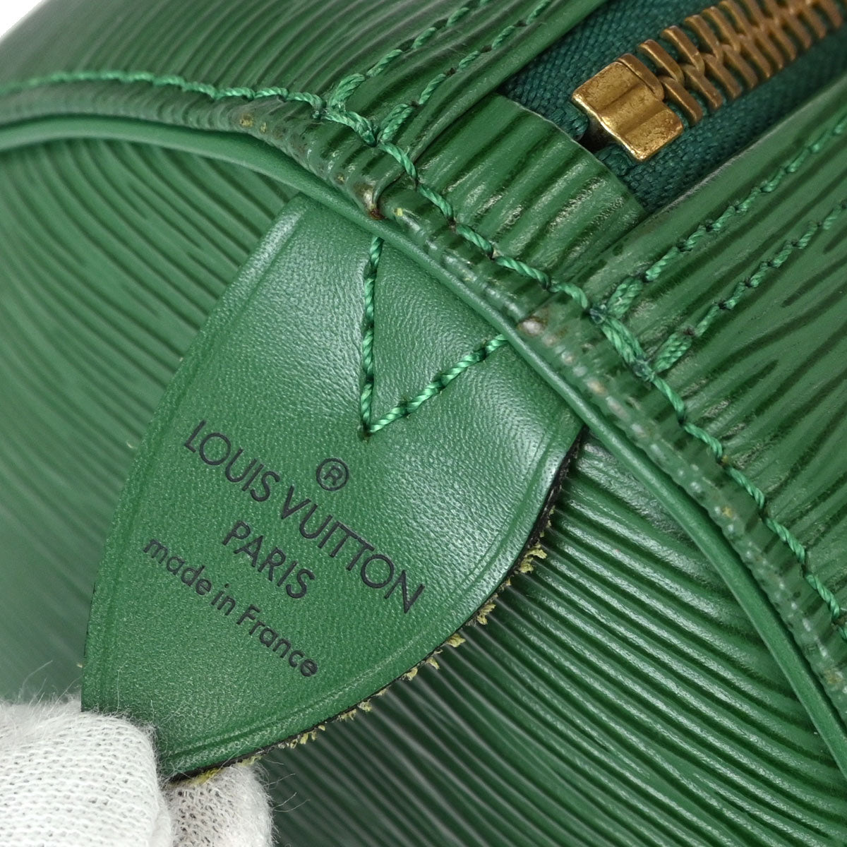 Louis Vuitton Green Epi Keepall 50 Travel Handbag M42964