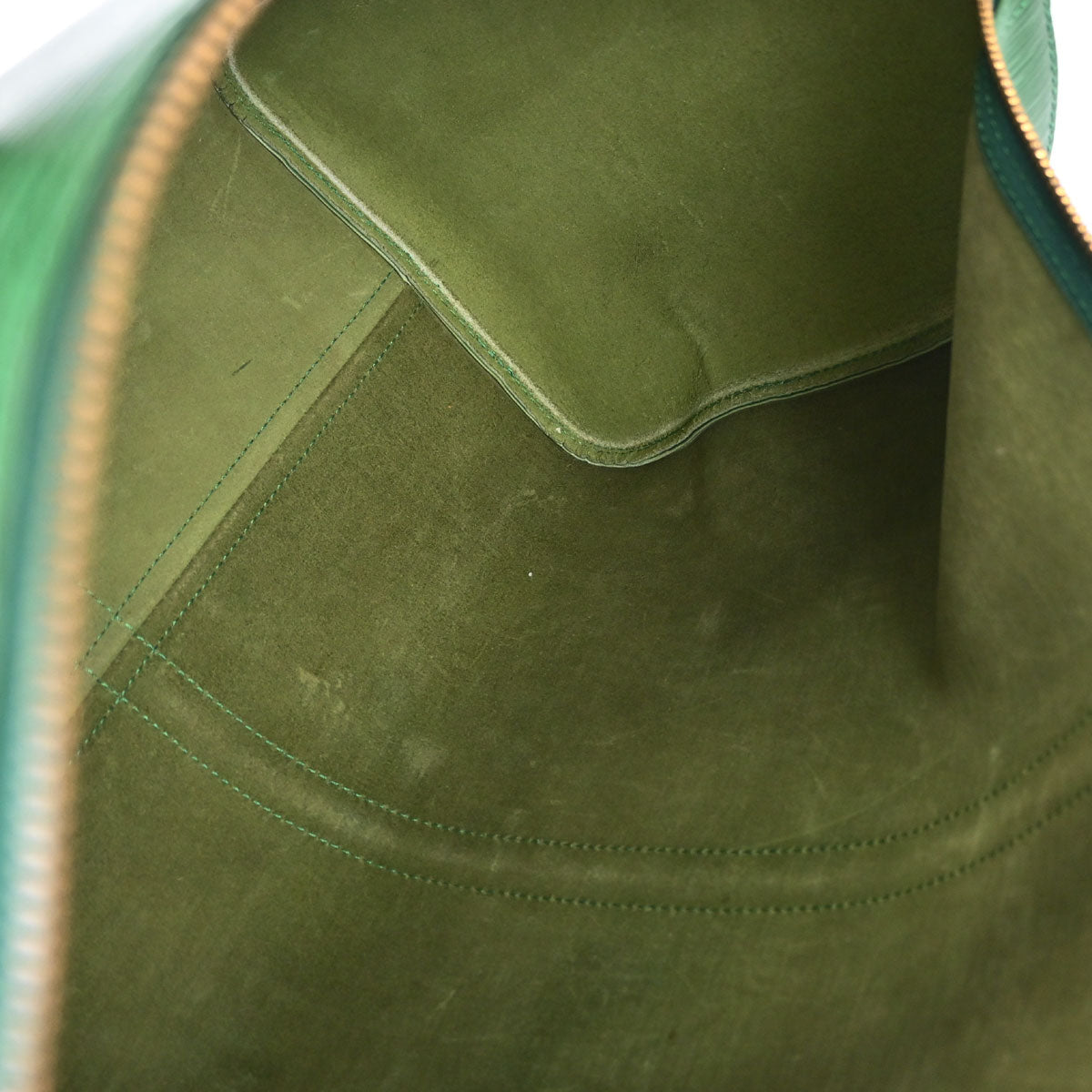 Louis Vuitton Green Epi Keepall 50 Travel Handbag M42964