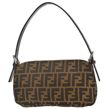 Fendi Brown Zucca Baguette Handbag