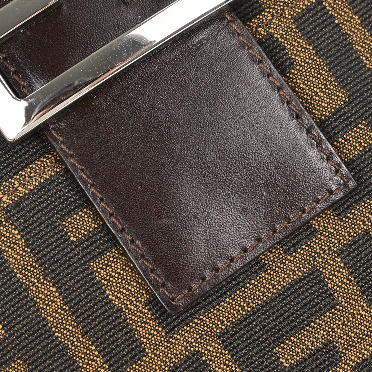 Fendi Brown Zucca Baguette Handbag