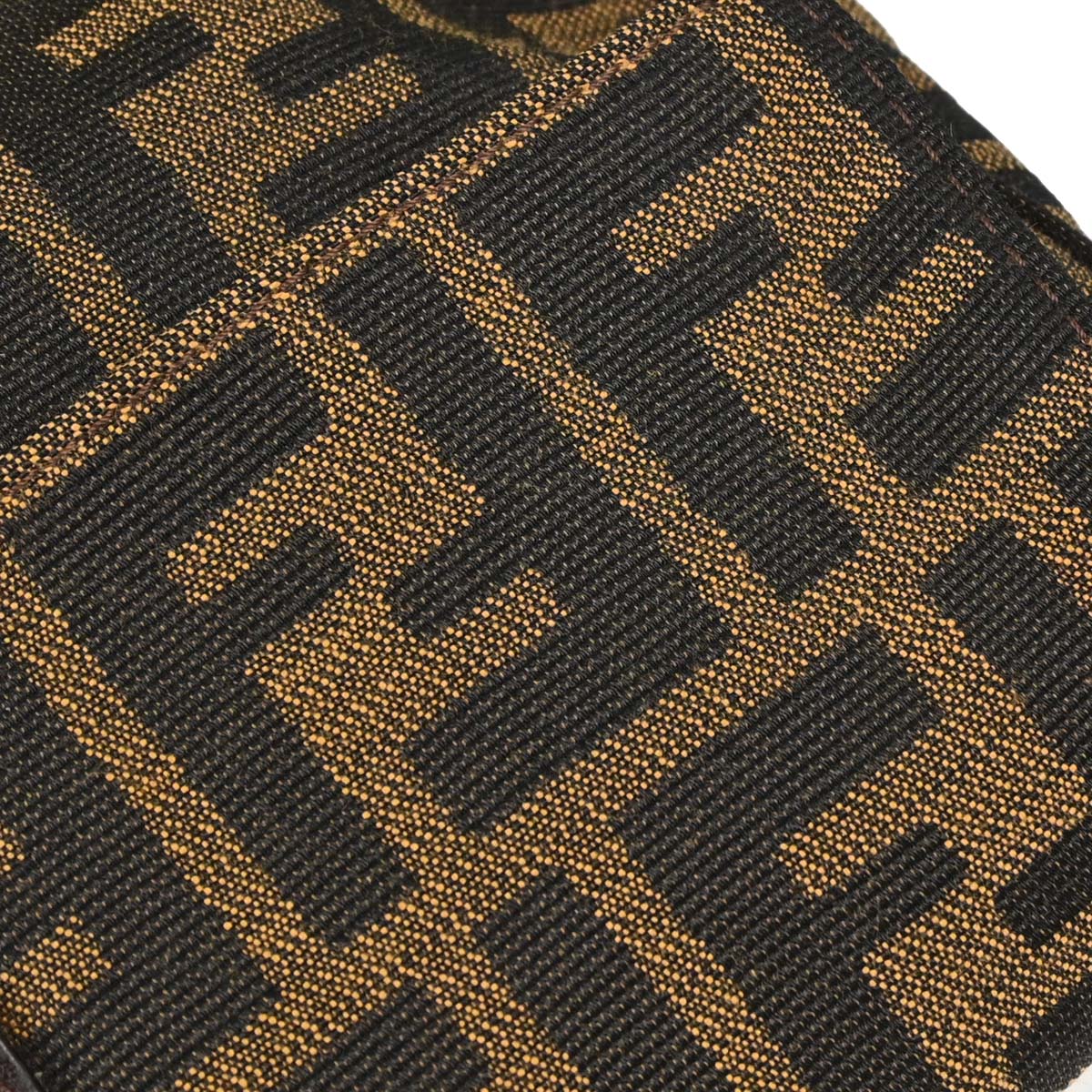 Fendi Brown Zucca Baguette Handbag