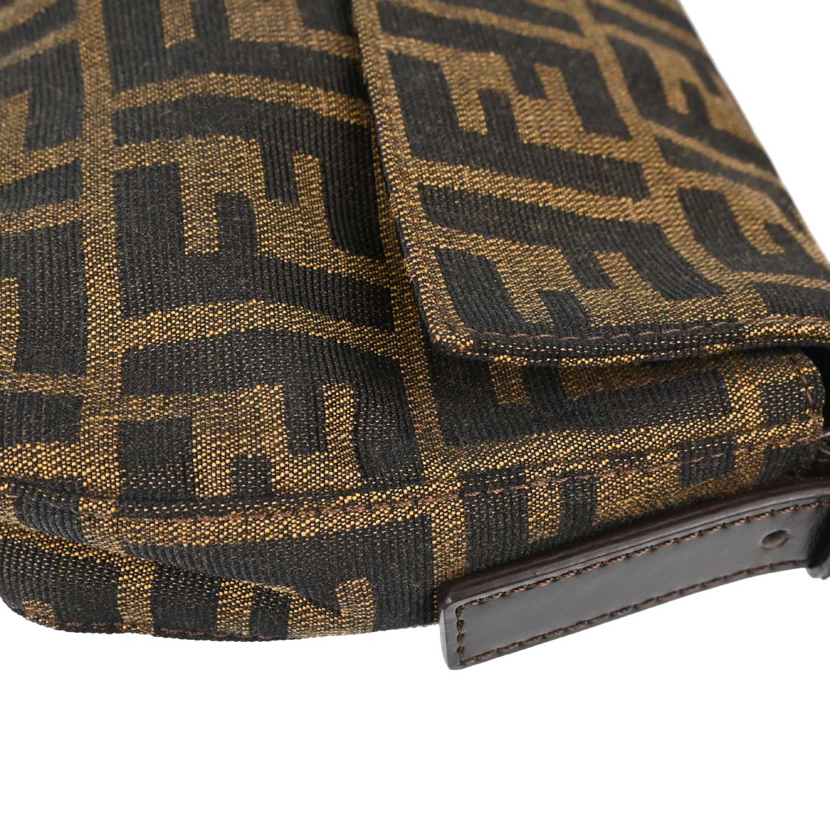 Fendi Brown Zucca Baguette Handbag