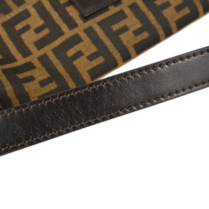Fendi Brown Zucca Baguette Handbag