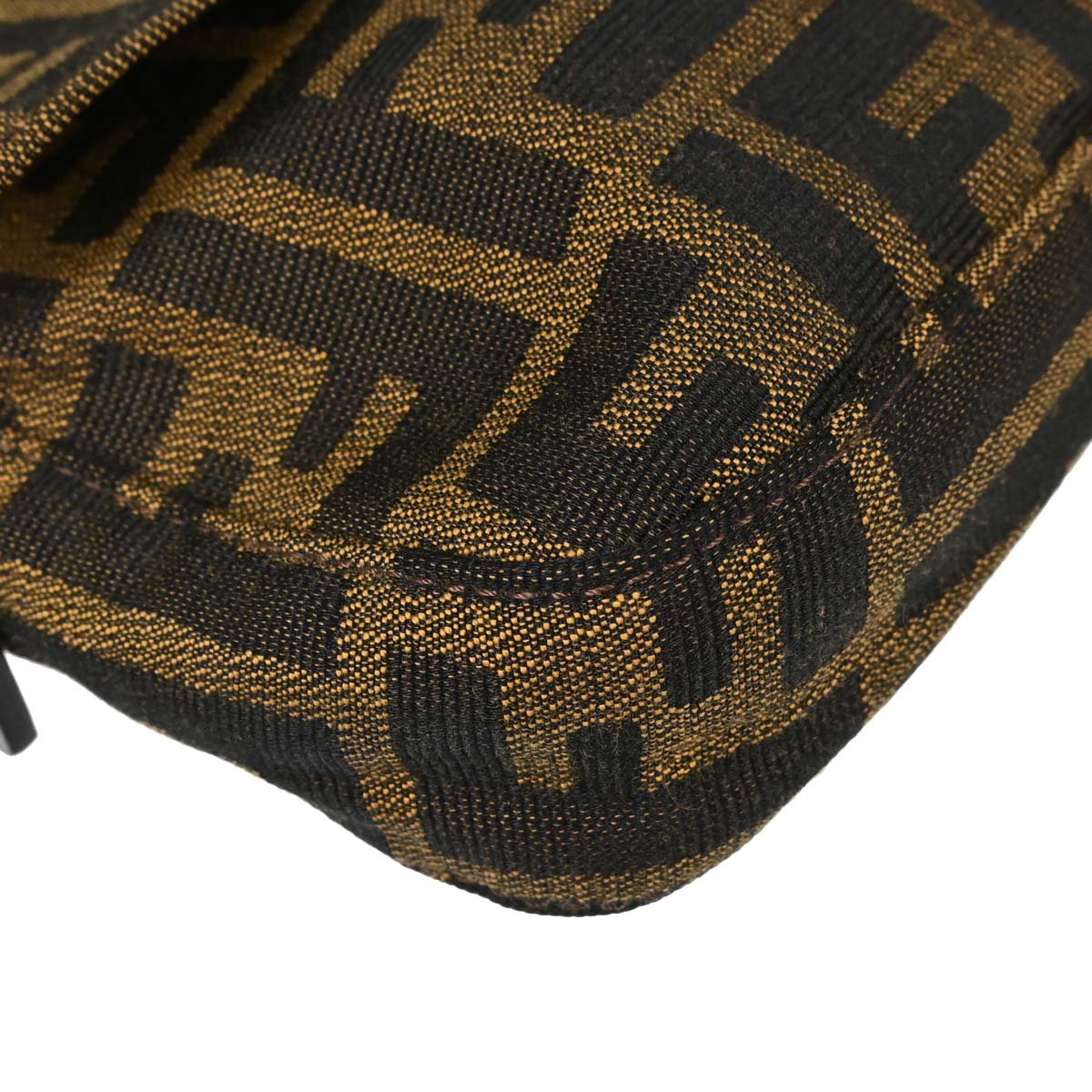 Fendi Brown Zucca Baguette Handbag