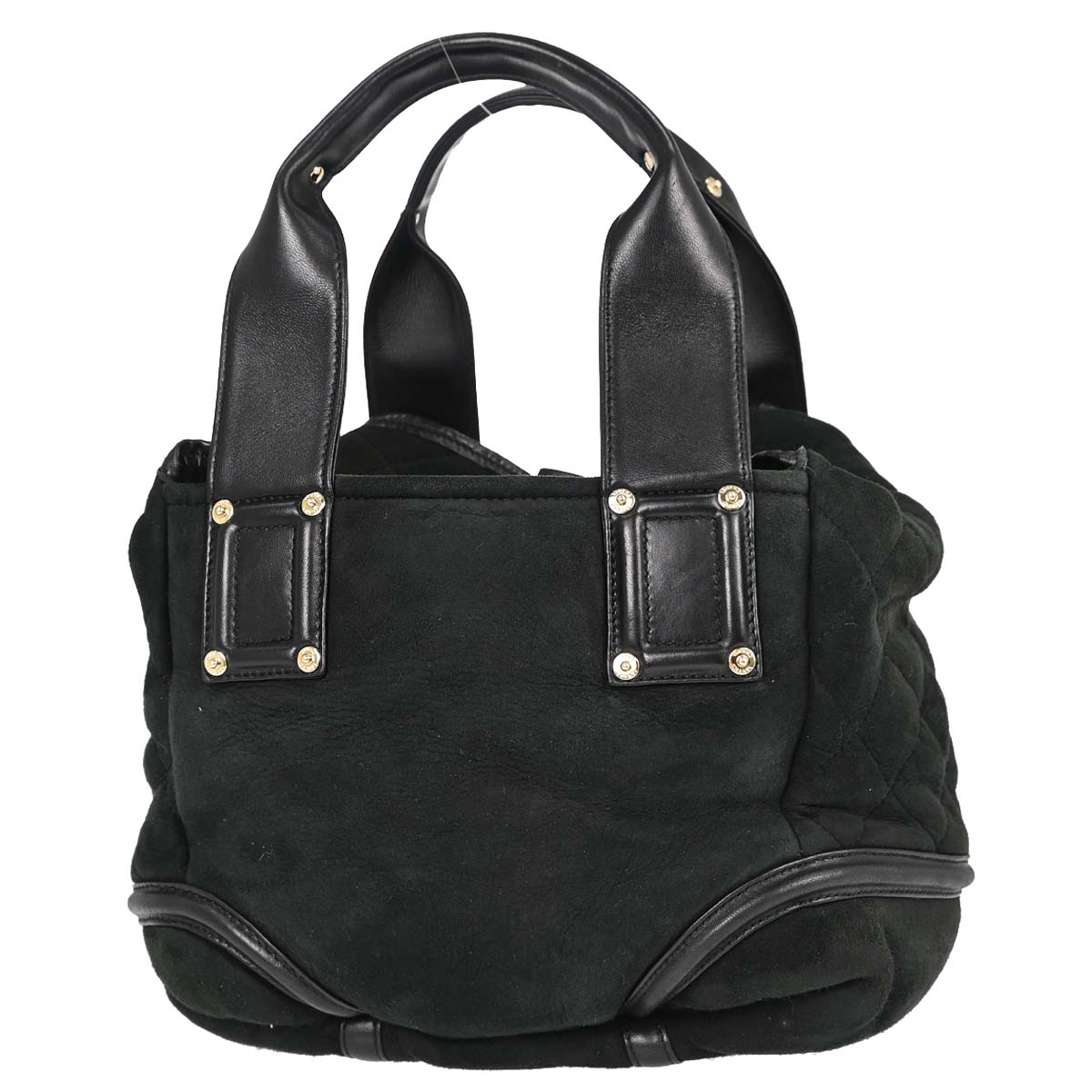 Chanel Black Mouton Tote Handbag