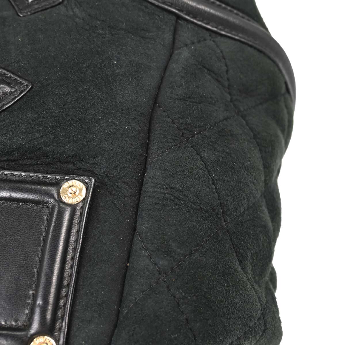 Chanel Black Mouton Tote Handbag
