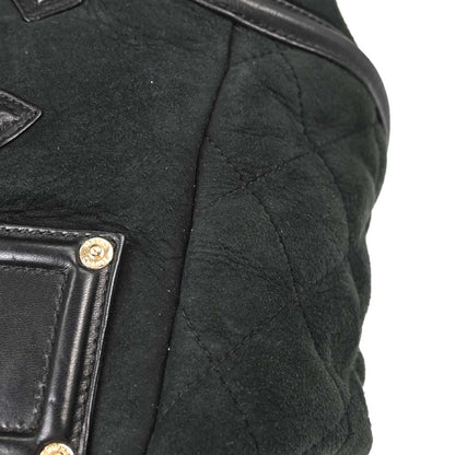 Chanel Black Mouton Tote Handbag