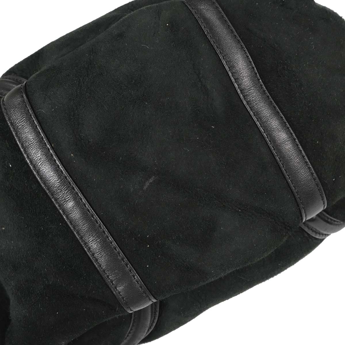Chanel Black Mouton Tote Handbag