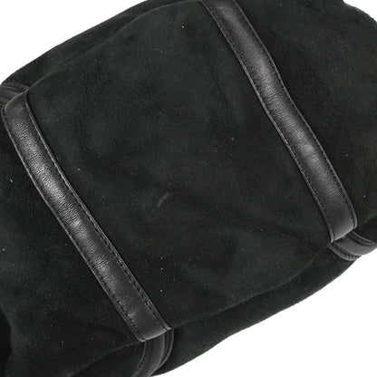 Chanel Black Mouton Tote Handbag