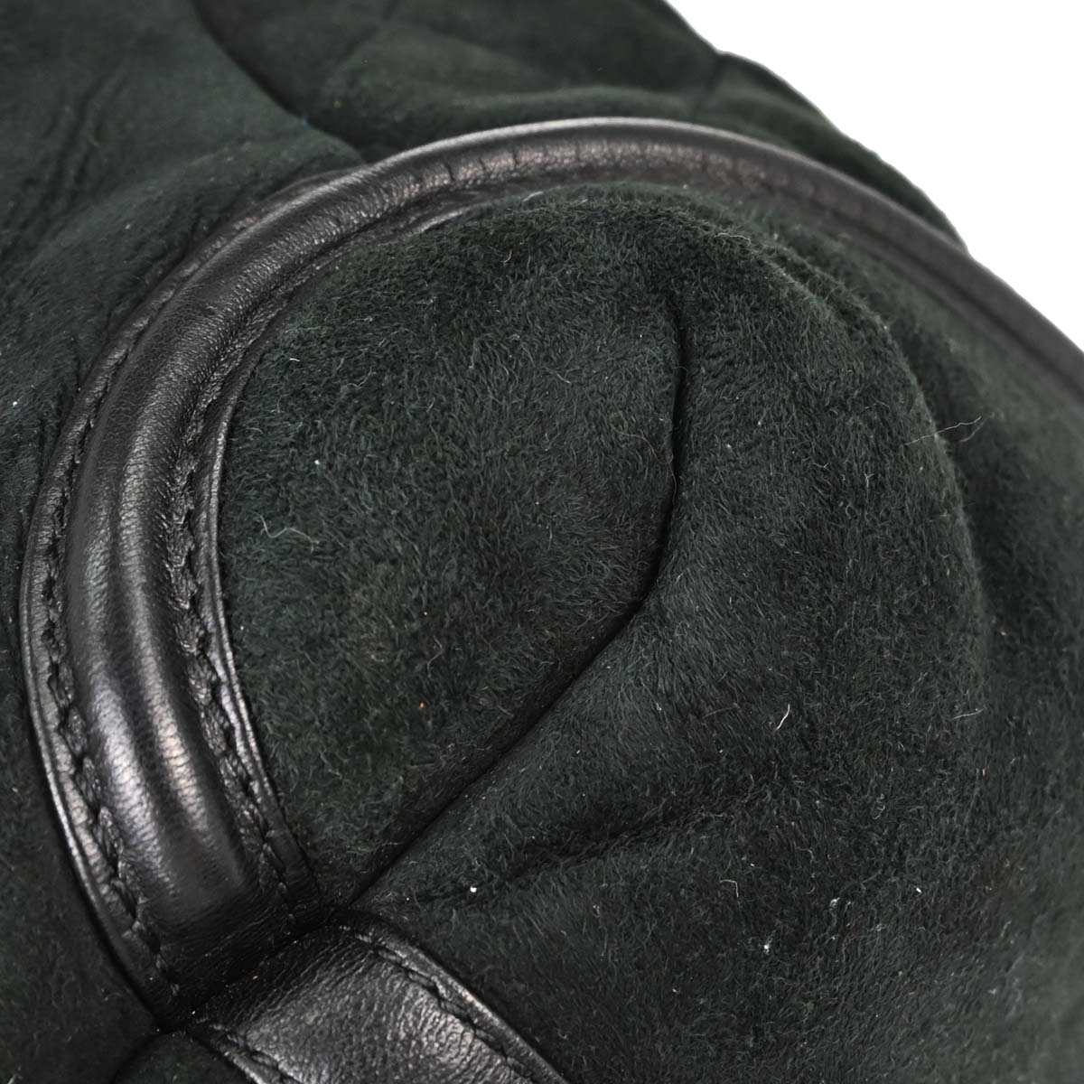 Chanel Black Mouton Tote Handbag