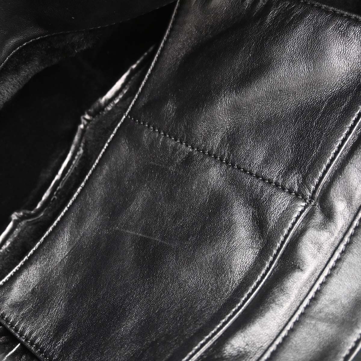 Chanel Black Mouton Tote Handbag