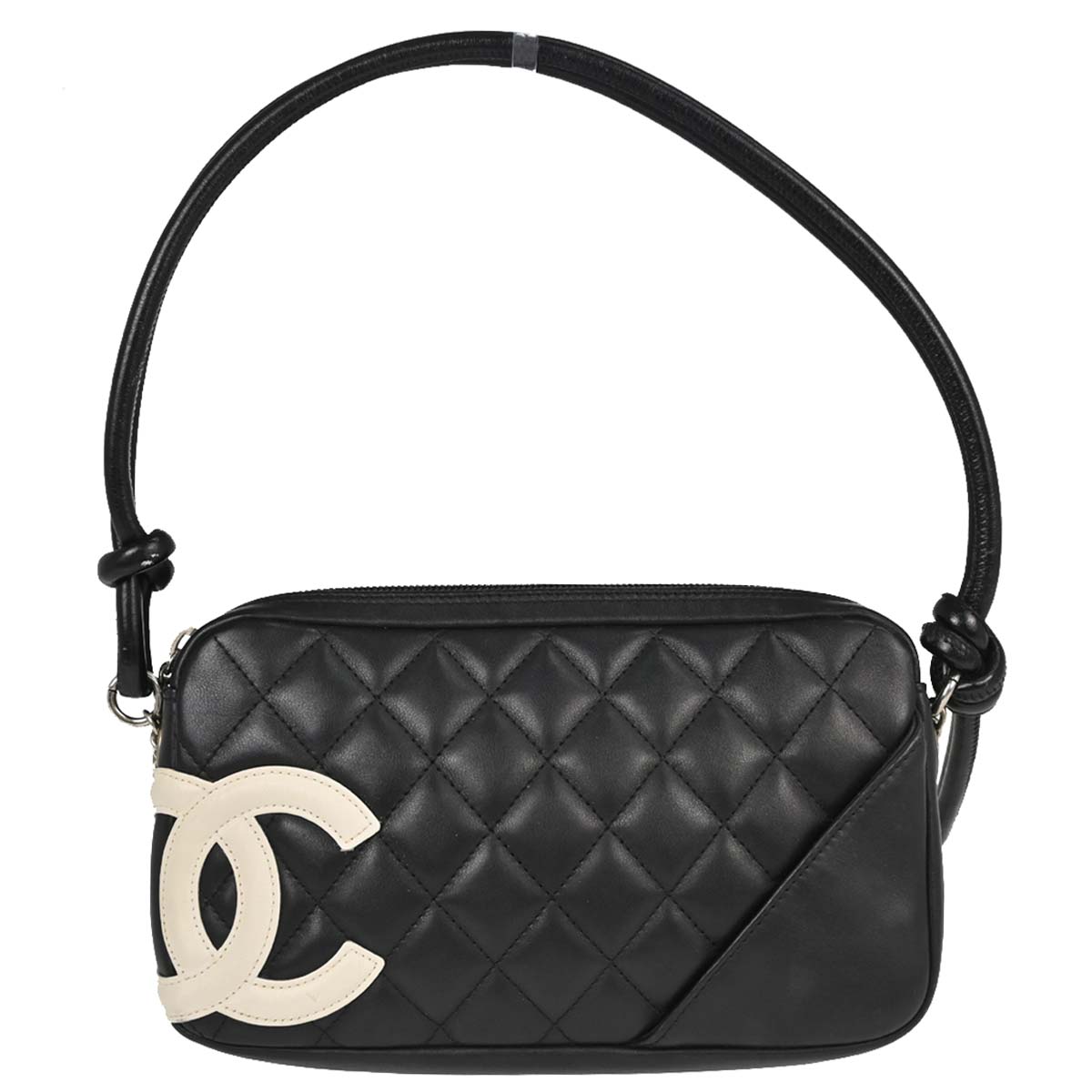 Chanel Black Calfskin Cambon Ligne Handbag