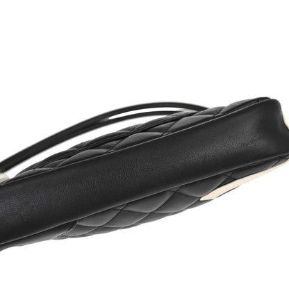 Chanel Black Calfskin Cambon Ligne Handbag