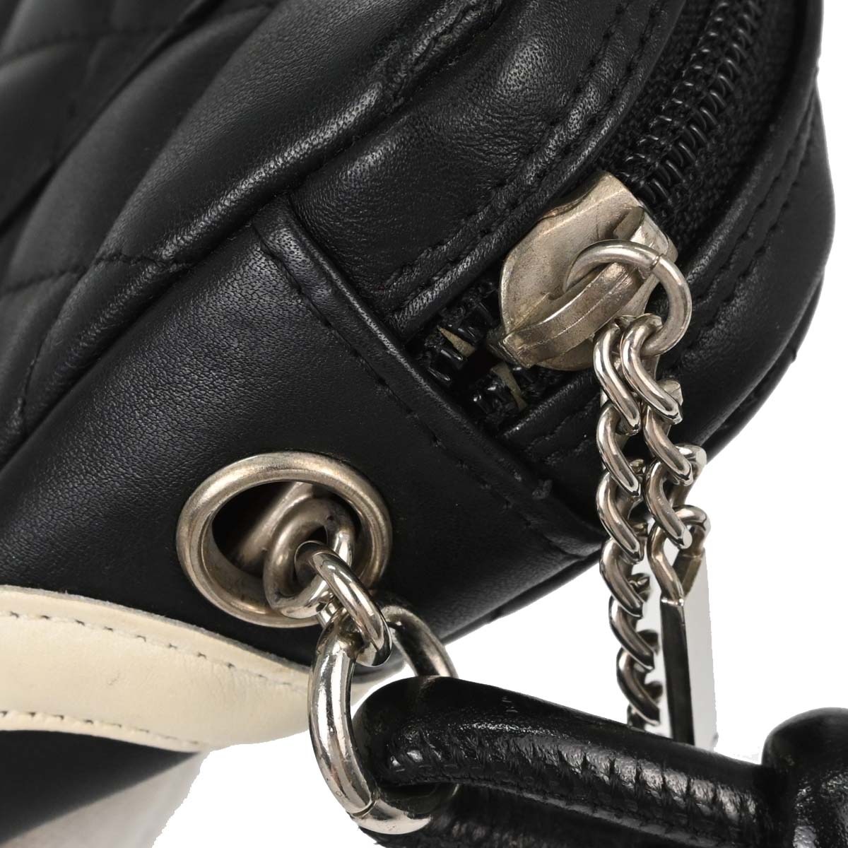 Chanel Black Calfskin Cambon Ligne Handbag