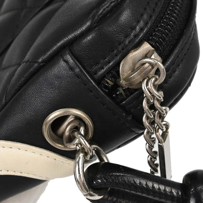 Chanel Black Calfskin Cambon Ligne Handbag