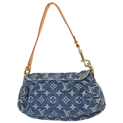 Louis Vuitton Blue Monogram Denim Mini Pleaty Handbag M95050