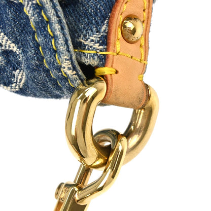 Louis Vuitton Blue Monogram Denim Mini Pleaty Handbag M95050
