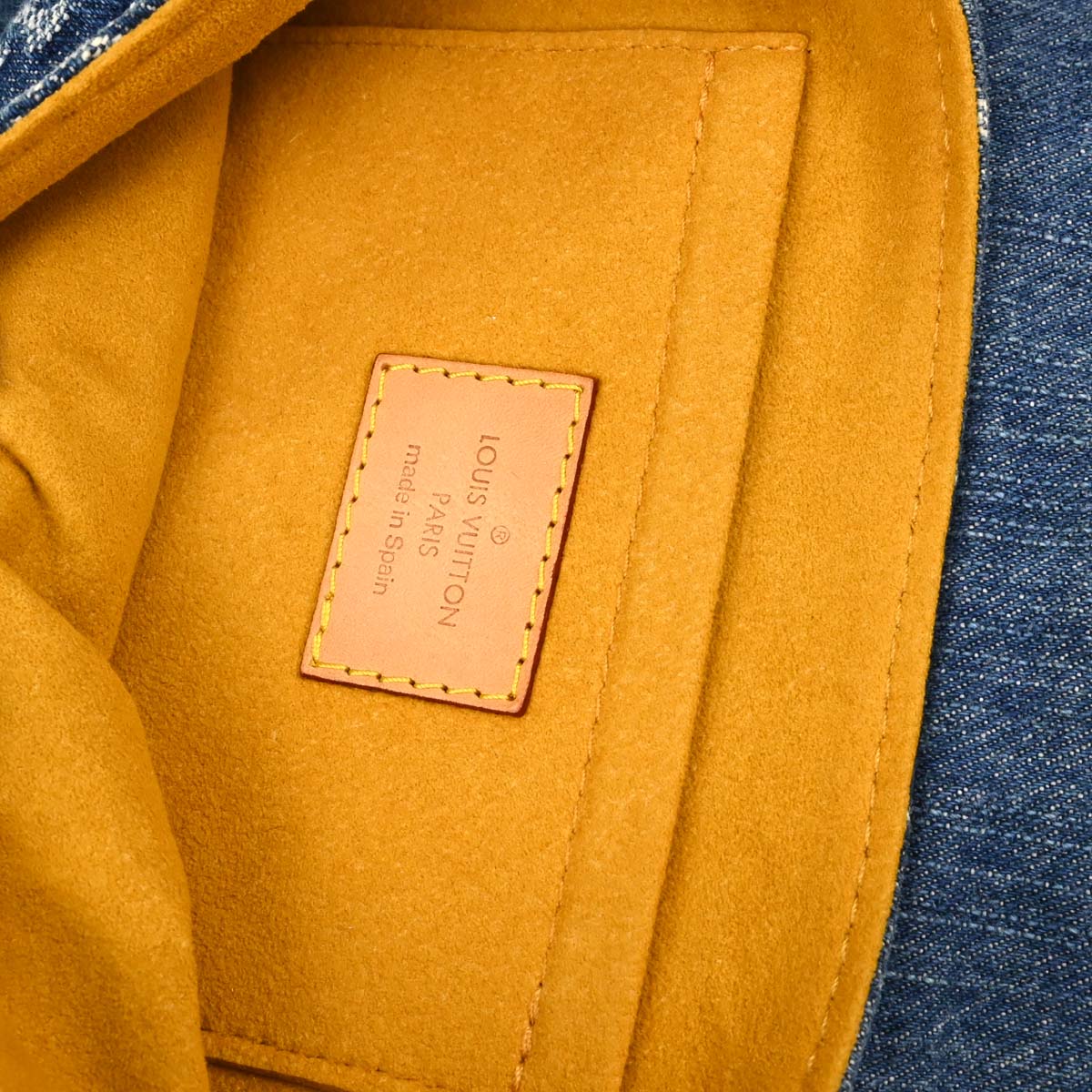 Louis Vuitton Blue Monogram Denim Mini Pleaty Handbag M95050