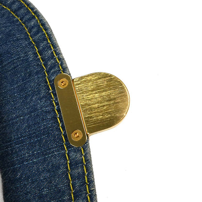 Louis Vuitton Blue Monogram Denim Mini Pleaty Handbag M95050