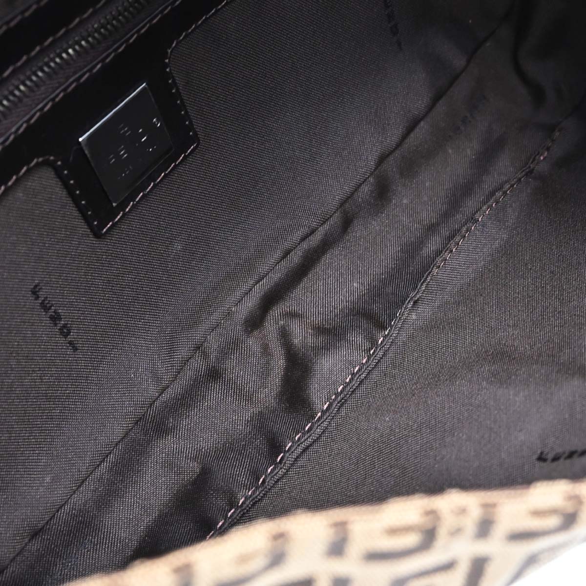 Fendi Beige Zucchino Baguette Handbag