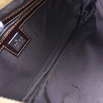 Fendi Brown Corduroy Handbag