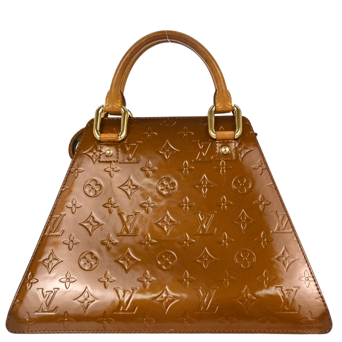 Louis Vuitton Bronze Monogram Vernis Forsyth Handbag M91113