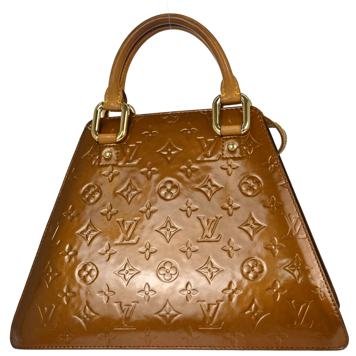 Louis Vuitton Bronze Monogram Vernis Forsyth Handbag M91113