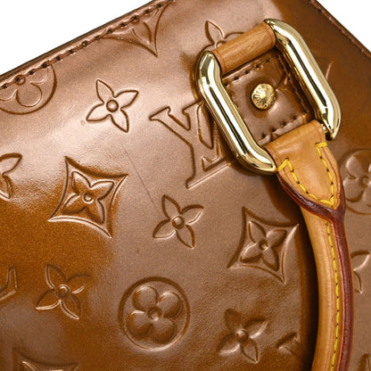 Louis Vuitton Bronze Monogram Vernis Forsyth Handbag M91113