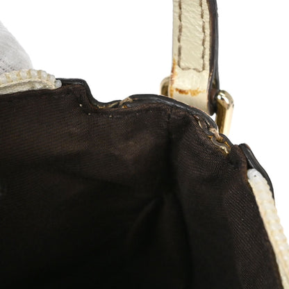 Gucci Beige Canvas GG Handbag