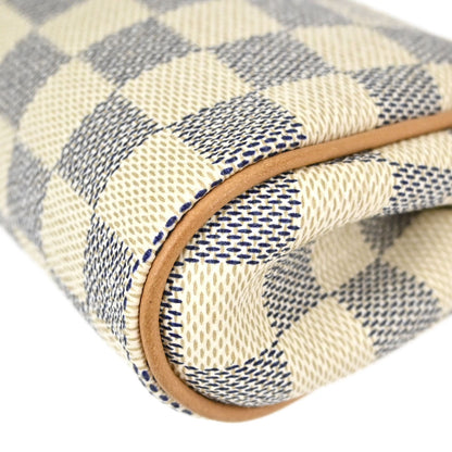 Louis Vuitton Damier Azur Eva 2way Shoulder Chain Handbag N55214