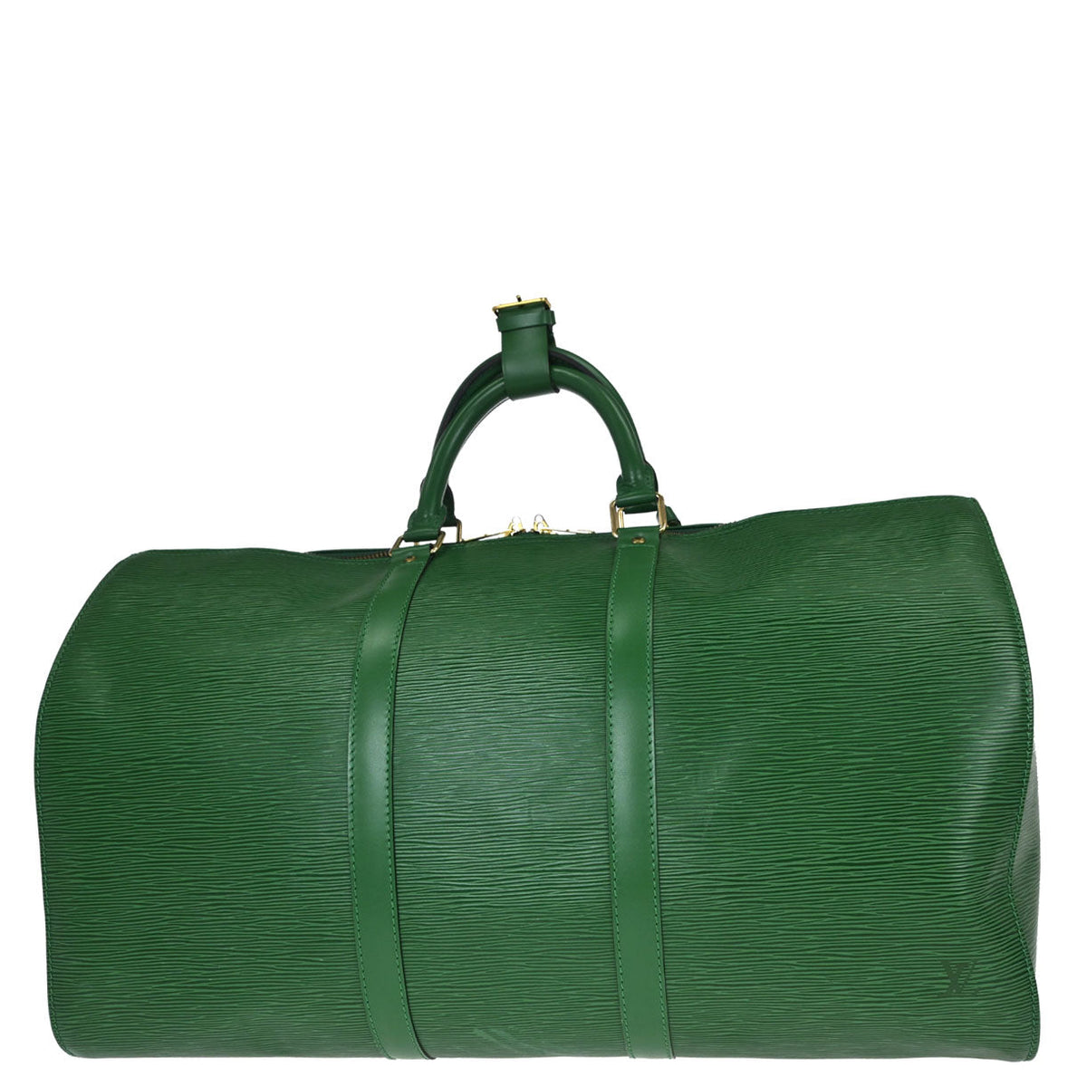 Louis Vuitton Green Epi Keepall 50 Travel Handbag M42964