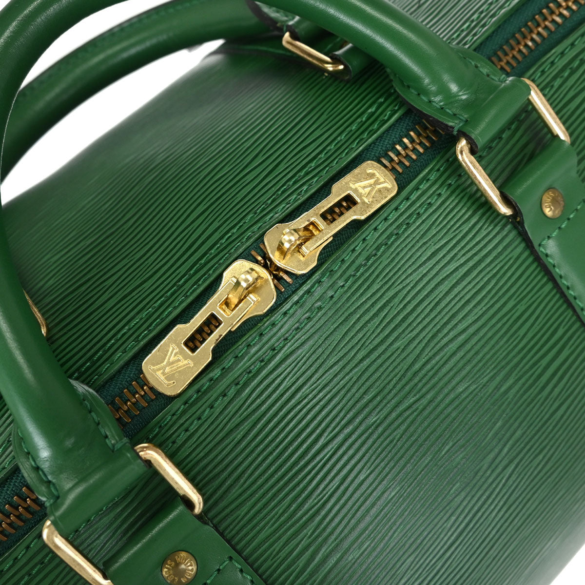 Louis Vuitton Green Epi Keepall 50 Travel Handbag M42964