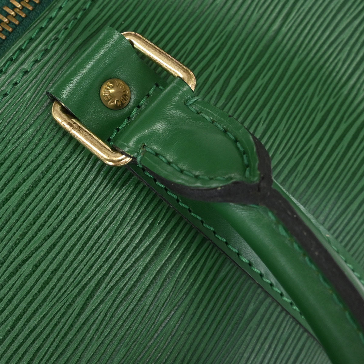 Louis Vuitton Green Epi Keepall 50 Travel Handbag M42964