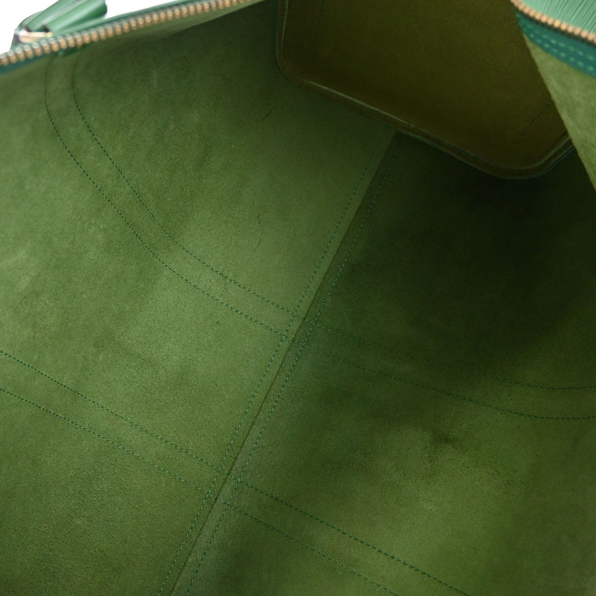 Louis Vuitton Green Epi Keepall 50 Travel Handbag M42964